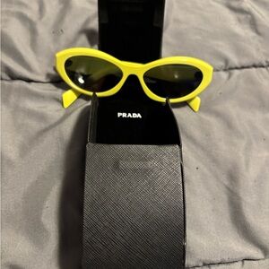 Prada Women's Sunglasses in Vibrant Yellow
